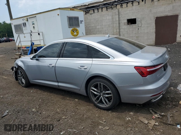 2019 Audi A6 Premium with VIN WAUD8AF24KN129211, listed as a Copart auction lot 59835875 with 56,105 mi miles and Salvage title. Bid and sale history available at DreamBid. Image 2.