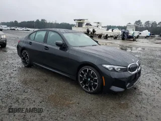 2025 BMW 3 Series 330i xDrive with VIN 3MW89CW02S8F06050, listed as a Copart auction lot 41817495 with 1,709 mi miles and Salvage Title. Bid and sale history available at carsss.com. Image 4.