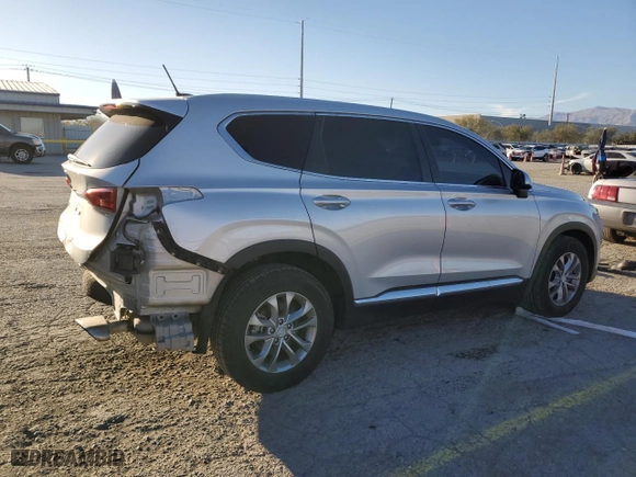 2019 Hyundai Santa Fe SE with VIN 5NMS23AD4KH076930, listed as a Copart auction lot 47891805 with 117,052 mi miles and Salvage Title. Bid and sale history available at carsss.com. Image 3.
