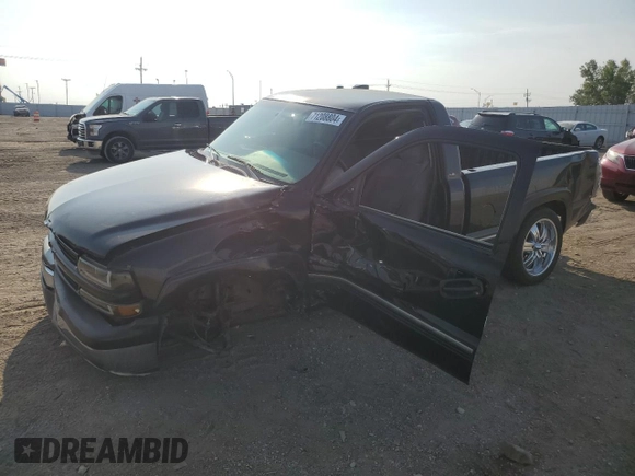 1999 Chevrolet Silverado 1500 LS with VIN 1GCEK14T6XZ163428, listed as a Copart auction lot 71208804 with 156,330 mi miles and Salvage Title. Bid and sale history available at carsss.com. Image 1.