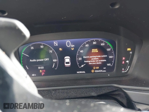 2024 Honda Accord Touring with VIN 1HGCY2F80RA050095, listed as a IAAI auction lot 41924407 with 26,454 mi miles and . Bid and sale history available at DreamBid. Image 7.