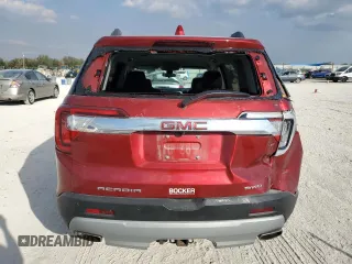 2021 GMC Acadia SLE with VIN 1GKKNRLS4MZ185512, listed as a Copart auction lot 44438985 with 39,688 mi miles and Salvage Title. Bid and sale history available at carsss.com. Image 6.