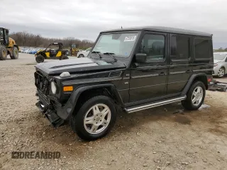 2002 Mercedes-Benz G-Class with VIN WDCYR49E12X133160, listed as a Copart auction lot 47310015 with 93,526 mi miles and Salvage Title. Bid and sale history available at carsss.com. Image 1.
