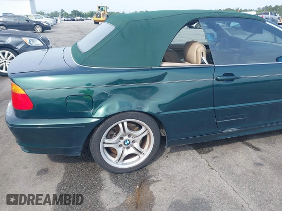 2001 BMW 3 Series 330Ci with VIN WBABS53411JU81299, listed as a IAAI auction lot 42062965 with 202,850 mi miles and . Bid and sale history available at DreamBid. Image 6.