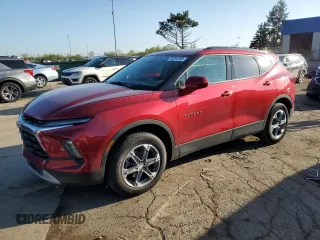 2024 Chevrolet Blazer LT with VIN 3GNKBCR4XRS162502, listed as a Copart auction lot 56334165 with 5,328 mi miles and Clean title. Bid and sale history available at DreamBid. Image 1.