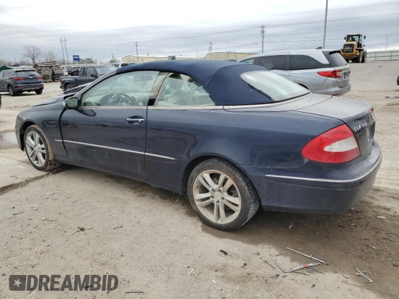 2006 Mercedes-Benz CLK 350 with VIN WDBTK56G26T063132, listed as a Copart auction lot 44773745 with 113,435 mi miles and Salvage title. Bid and sale history available at DreamBid. Image 2.