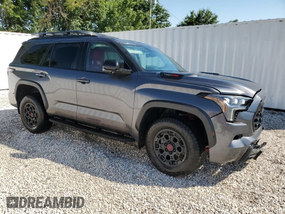 2023 Toyota Sequoia SR5 with VIN 7SVAAABA6PX012304, listed as a Copart auction lot 52148654 with 12,159 mi miles and Salvage Title. Bid and sale history available at carsss.com. Image 4.