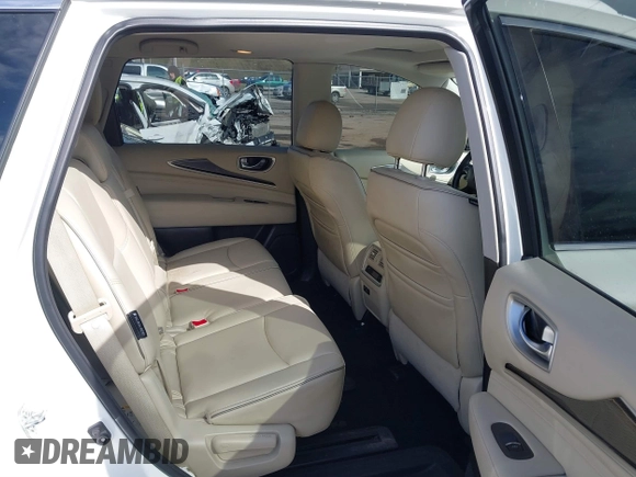 2020 Infiniti QX60 LUXE with VIN 5N1DL0MM0LC513849, listed as a IAAI auction lot 41633049 with 65,413 mi miles. Bid and sale history available at carsss.com. Image 8.