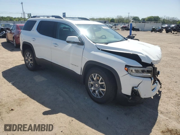 2021 GMC Acadia SLT with VIN 1GKKNMLS1MZ223152, listed as a Copart auction lot 52554665 with 61,924 mi miles and Salvage title. Bid and sale history available at DreamBid. Image 4.