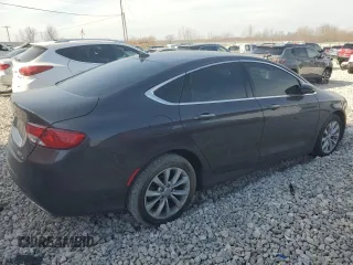 2015 Chrysler 200 C with VIN 1C3CCCCG8FN605530, listed as a Copart auction lot 48459805 with 102,326 mi miles and Clean Title. Bid and sale history available at carsss.com. Image 3.