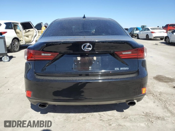 2015 Lexus IS 250 with VIN JTHBF1D20F5055633, listed as a Copart auction lot 48761885 with 78,040 mi miles and Salvage Title. Bid and sale history available at DreamBid. Image 6.