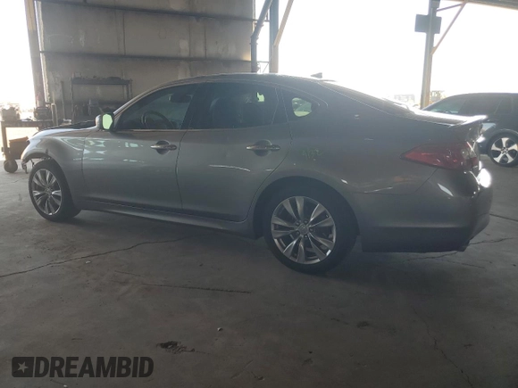 2013 Infiniti M37 with VIN JN1BY1AP1DM511883, listed as a Copart auction lot 74416864 with 141,306 mi miles and Salvage Title. Bid and sale history available at carsss.com. Image 2.