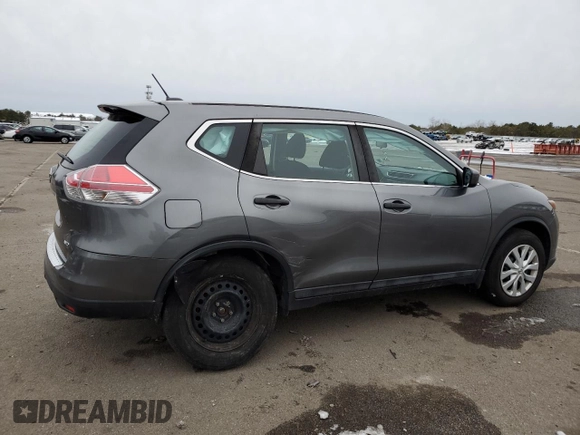 2016 Nissan Rogue S with VIN 5N1AT2MV0GC839888, listed as a Copart auction lot 43929485 with 103,195 mi miles and Salvage Title. Bid and sale history available at DreamBid. Image 3.
