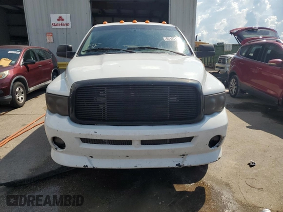 2005 Dodge 3500 SLT z VIN 3D7LS38C55G816573, wystawiony jako Copart lot #62147115 z przebiegiem 422 402 mil mil oraz Szkoda całkowita • Salvage title. Historia ofert i sprzedaży dostępna na DreamBid. Obrazek 5.