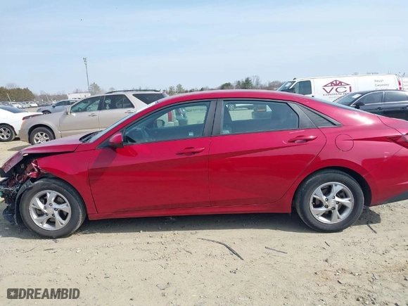 2021 Hyundai Elantra SE with VIN KMHLL4AG9MU180564, listed as a IAAI auction lot 41722267 with 56,254 mi miles. Bid and sale history available at carsss.com. Image 15.