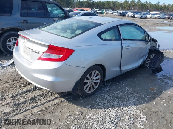 2012 Honda Civic Cpe EX-L with VIN 2HGFG3B17CH509114, listed as a IAAI auction lot 41456297 with 79,039 mi miles. Bid and sale history available at carsss.com. Image 4.