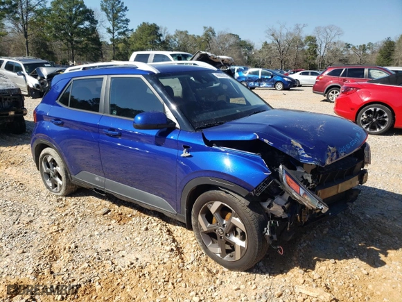 2021 Hyundai Venue SEL with VIN KMHRC8A38MU071785, listed as a Copart auction lot 46892805 with 123,545 mi miles and Salvage Title. Bid and sale history available at carsss.com. Image 4.