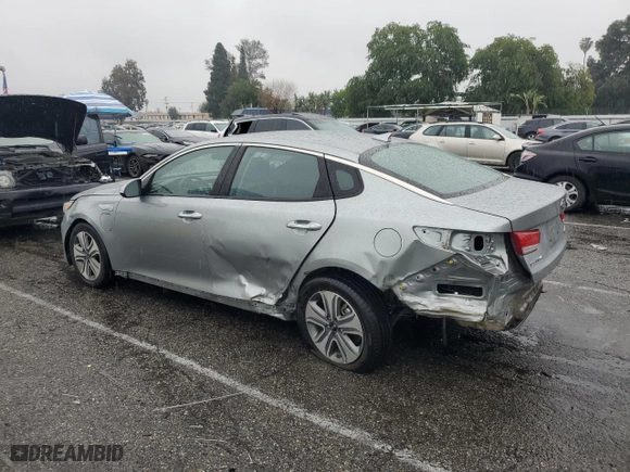 2018 Kia Optima Plug-In Hybrid EX with VIN KNAGV4LD4J5026141, listed as a Copart auction lot 48109075 with 120,666 mi miles and Salvage Title. Bid and sale history available at carsss.com. Image 2.
