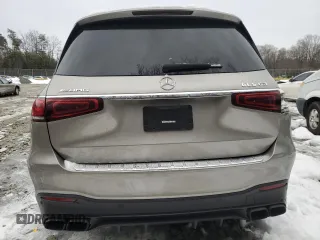 2021 Mercedes-Benz GLS with VIN 4JGFF8KE4MA367320, listed as a Copart auction lot 89048485 with 57,920 mi miles and Salvage Title. Bid and sale history available at carsss.com. Image 6.