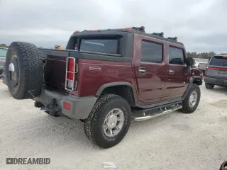 2006 Hummer H2 with VIN 5GRGN22U46H100753, listed as a Copart auction lot 76780194 with 172,106 mi miles and Salvage Title. Bid and sale history available at carsss.com. Image 3.
