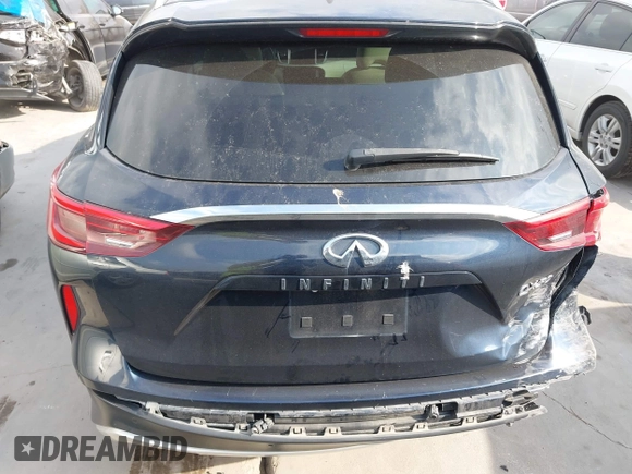 2019 Infiniti QX50 Luxe with VIN 3PCAJ5M14KF110183, listed as a IAAI auction lot 42323546 with 63,757 mi miles and . Bid and sale history available at DreamBid. Image 16.