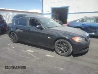 2007 BMW 3 Series 328xi with VIN WBAVC93587KX59628, listed as a Copart auction lot 60753115 with 161,868 mi miles and Salvage title. Bid and sale history available at DreamBid. Image 4.