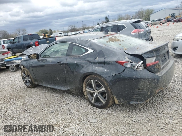 2017 Lexus RC with VIN JTHSM5BC4H5002820, listed as a Copart auction lot 52691995 with 60,560 mi miles and Salvage Title. Bid and sale history available at carsss.com. Image 2.