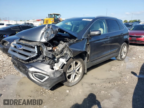 2017 Ford Edge Titanium with VIN 2FMPK4K98HBC17426, listed as a Copart auction lot 67284704 with 95,764 mi miles and Salvage Title. Bid and sale history available at carsss.com. Image 1.