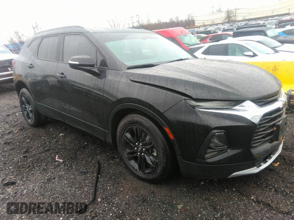 2022 Chevrolet Blazer LT with VIN 3GNKBJRS4NS163321, listed as a IAAI auction lot 38388494 with 49,587 mi miles and . Bid and sale history available at DreamBid. Image 1.