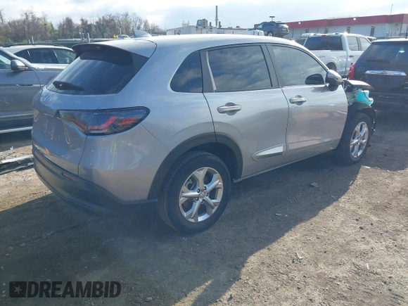 2024 Honda HR-V LX with VIN 3CZRZ2H39RM717198, listed as a IAAI auction lot 41897481 with 19,432 mi miles and . Bid and sale history available at DreamBid. Image 4.