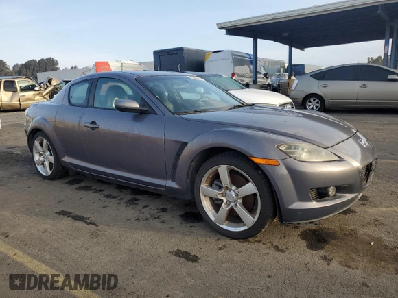 2006 Mazda RX-8 z VIN JM1FE173960204841, wystawiony jako Copart lot #85832354 z przebiegiem 129 871 mil mil oraz Czysty tytuł • Clean title. Historia ofert i sprzedaży dostępna na DreamBid. Obrazek 4.