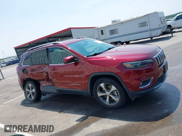 2019 Jeep Cherokee Limited with VIN 1C4PJMDX1KD322345, listed as a IAAI auction lot 42471638 with 36,031 mi miles and . Bid and sale history available at DreamBid. Image 13.