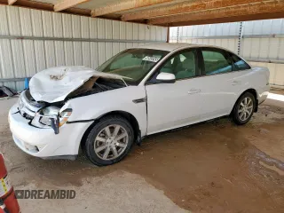 2008 Ford Taurus SEL with VIN 1FAHP24W18G182566, listed as a Copart auction lot 58543245 with 112,675 mi miles and Salvage title. Bid and sale history available at DreamBid. Image 1.