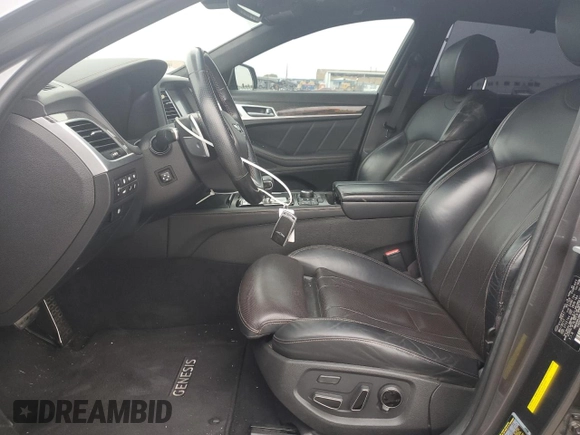 2018 Genesis G80 Sport z VIN KMHGN4JB8JU240796, wystawiony jako Copart lot #78517364 z przebiegiem 89 858 mil mil oraz Szkoda całkowita • Salvage title. Historia ofert i sprzedaży dostępna na DreamBid. Obrazek 7.