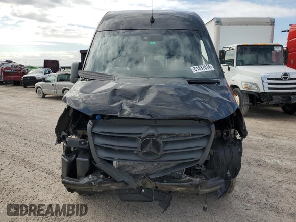 2024 Mercedes-Benz Sprinter with VIN W1Z4NFHY1RP657272, listed as a Copart auction lot 81837014 with Not Provided miles and Salvage Title. Bid and sale history available at DreamBid. Image 5.