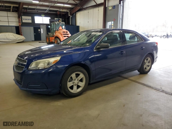 2013 Chevrolet Malibu LS with VIN 1G11B5SA5DU124760, listed as a Copart auction lot 53306075 with 127,749 mi miles and Clean Title. Bid and sale history available at carsss.com. Image 1.