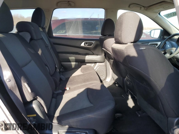 2020 Nissan Pathfinder S with VIN 5N1DR2AM2LC602191, listed as a Copart auction lot 89265205 with 129,199 mi miles and Clean Title. Bid and sale history available at carsss.com. Image 10.