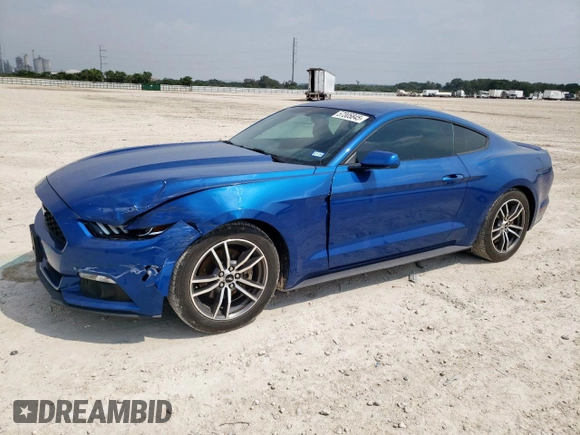2017 Ford Mustang EcoBoost z VIN 1FA6P8TH6H5306193, wystawiony jako Copart lot #57305845 z przebiegiem 76 827 mil mil oraz Szkoda całkowita • Salvage title. Historia ofert i sprzedaży dostępna na DreamBid. Obrazek 1.