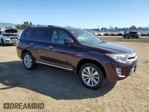 2011 Toyota Highlander Hybrid Limited with VIN JTEDC3EH2B2001565, listed as a Copart auction lot 46918695 with 152,304 mi miles and Salvage Title. Bid and sale history available at carsss.com. Image 4.