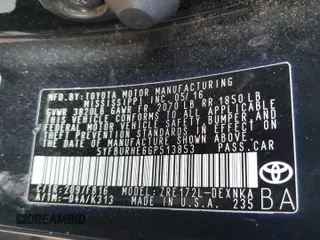 2016 Toyota Corolla L z VIN 5YFBURHE6GP513853, wystawiony jako Copart lot #87652715 z przebiegiem 145 502 mil mil oraz Szkoda całkowita • Salvage title. Historia ofert i sprzedaży dostępna na DreamBid. Obrazek 12.