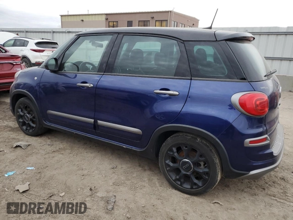 2018 FIAT 500L Trekking with VIN ZFBCFADH9JZ041163, listed as a Copart auction lot 80612384 with 108,385 mi miles and Salvage Title. Bid and sale history available at carsss.com. Image 2.