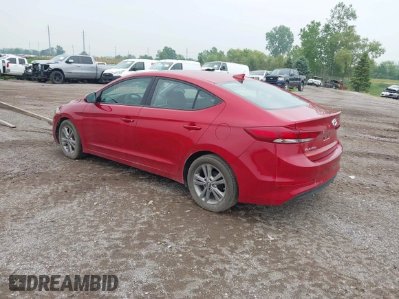 2017 Hyundai Elantra SE z VIN 5NPD84LF4HH151729, wystawiony jako IAAI lot #41840813 z przebiegiem 82 681 mil mil oraz . Historia ofert i sprzedaży dostępna na DreamBid. Obrazek 3.