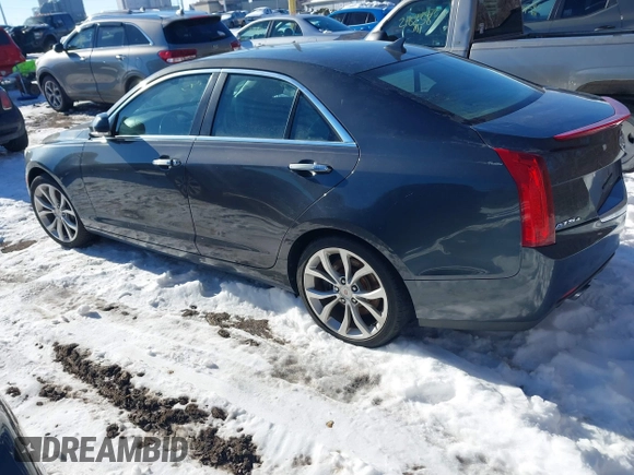 2013 Cadillac ATS Premium with VIN 1G6AL5SX5D0147541, listed as a IAAI auction lot 41258147 with 119,305 mi miles. Bid and sale history available at carsss.com. Image 3.