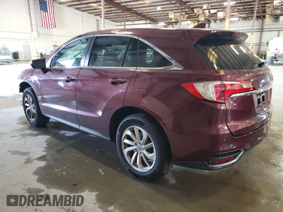 2017 Acura RDX with VIN 5J8TB3H34HL006838, listed as a Copart auction lot 43171295 with 95,592 mi miles and Salvage Title. Bid and sale history available at carsss.com. Image 2.