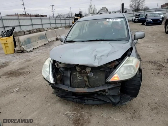 2008 Nissan Versa 1.8 SL with VIN 3N1BC13E78L406081, listed as a Copart auction lot 85780874 with 157,618 mi miles and Salvage Title. Bid and sale history available at carsss.com. Image 11.