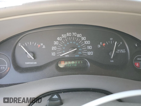 2005 Buick Century Custom with VIN 2G4WS52J351172828, listed as a Copart auction lot 68314924 with 103,748 mi miles and Salvage Title. Bid and sale history available at carsss.com. Image 9.