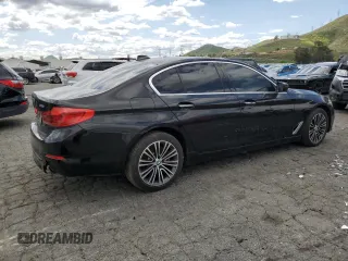 2018 BMW 5 Series 530i with VIN WBAJA5C53JWA37144, listed as a Copart auction lot 51614125 with 108,527 mi miles and Clean Title. Bid and sale history available at carsss.com. Image 3.