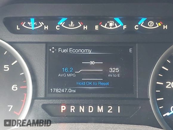 2015 Ford F-150 XL with VIN 1FTEW1CG4FKD66995, listed as a IAAI auction lot 41520841 with 178,247 mi miles and . Bid and sale history available at DreamBid. Image 15.