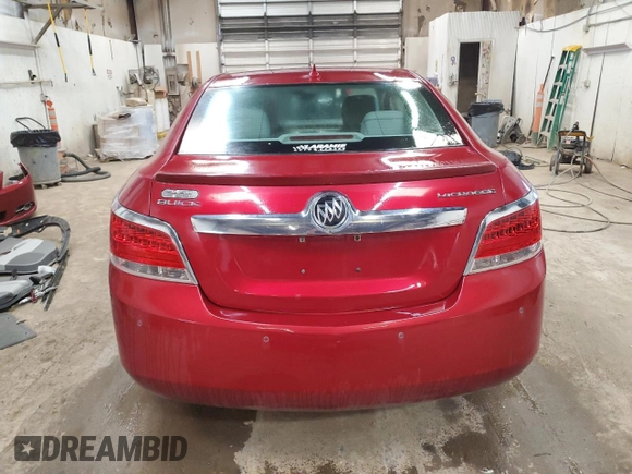 2012 Buick LaCrosse Premium 1 with VIN 1G4GD5ER6CF239279, listed as a Copart auction lot 60527674 with 84,328 mi miles and Clean Title. Bid and sale history available at carsss.com. Image 6.