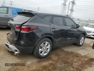 2021 Chevrolet Blazer LT with VIN 3GNKBCR44MS572298, listed as a Copart auction lot 54063235 with 43,635 mi miles and Salvage title. Bid and sale history available at DreamBid. Image 3.